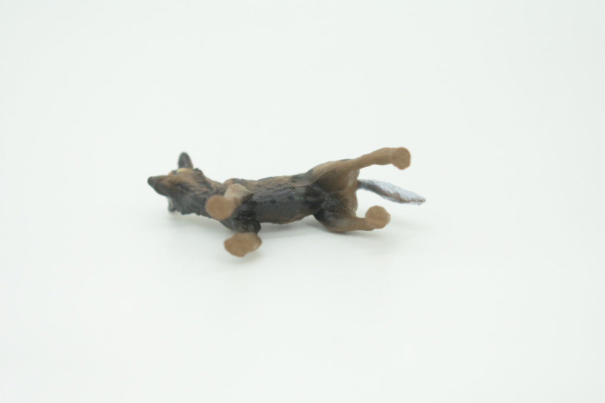 African Wild Dog, Painted Wolf, African Hunting Dog, Hand Painted, Educational, Rubber Animal, Realistic Figure, Lifelike, Gift,    2 "   SF52 B58