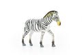 Zebra, Plains, Realistic Rubber Reproduction, Hand Painted Figurines    4"     CH151 B247