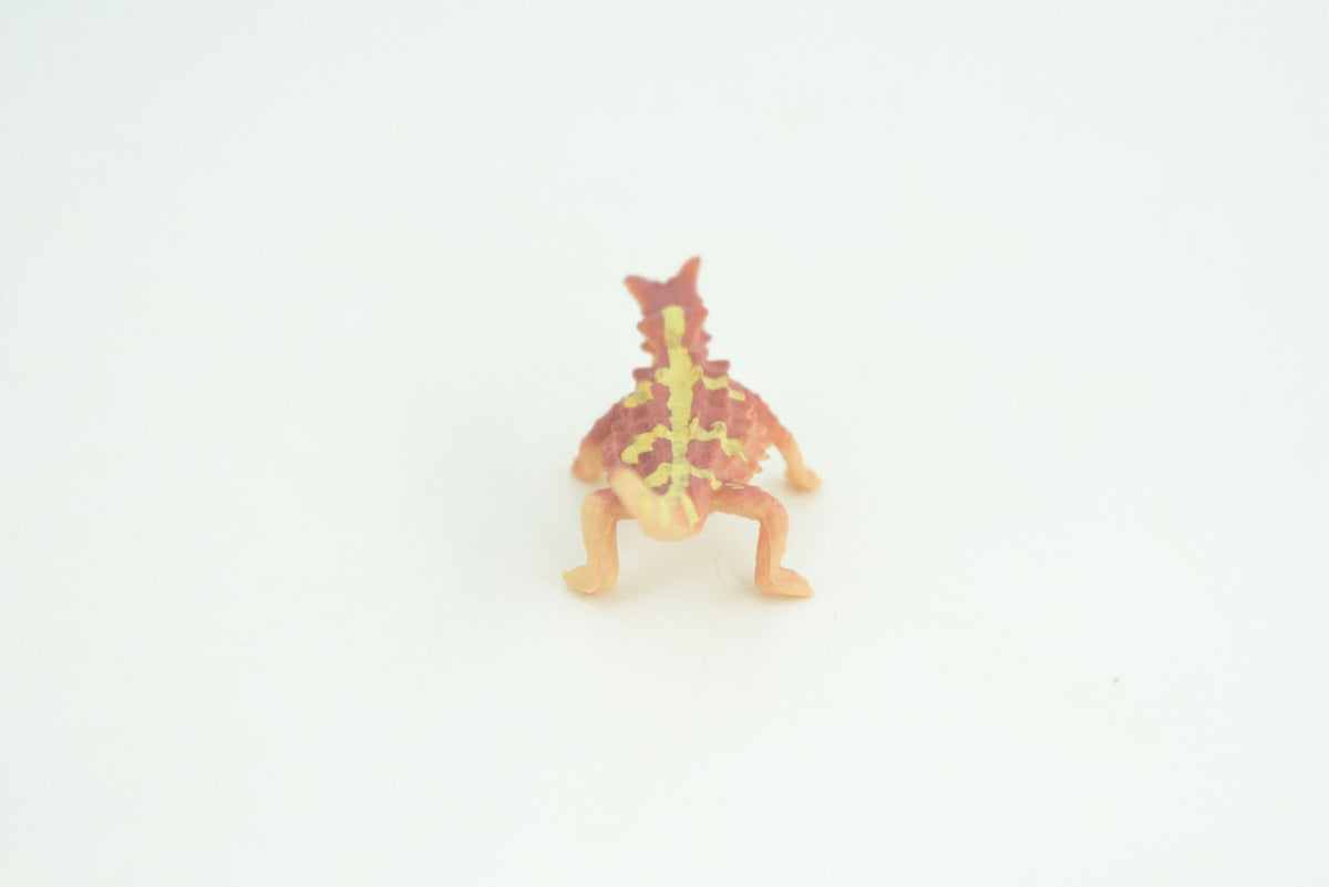 Australian Thorny Devil, Thorny dragon, Hand Painted, Educational, Realistic, Rubber, Reptile, Lizard, Diorama, Figure, Toys, Kids, Gift,  2 Inches. CH928 BB204