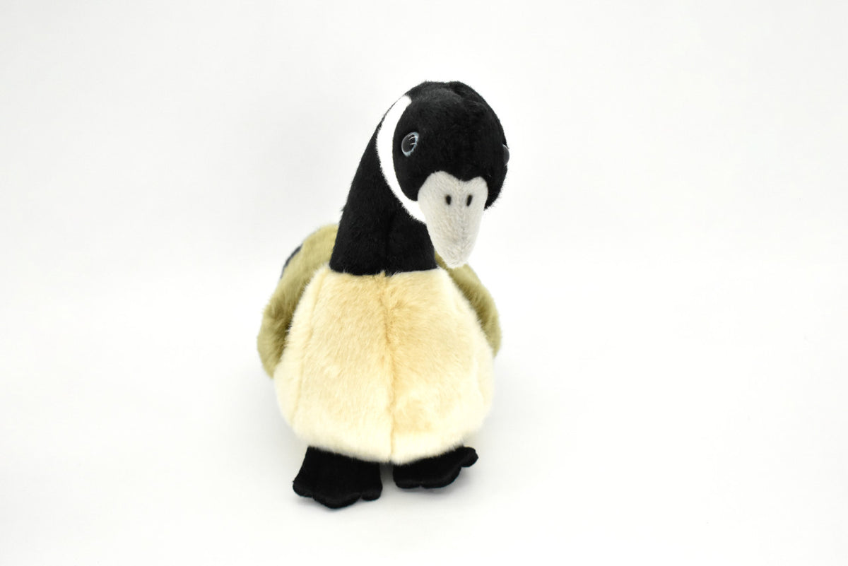 Canada Goose Plush Toy, Realistic Stuffed Animal, Honker, Bird, Lifelike, Stuffed Bird, Soft, Toy, Educational, Kids, Gift     10"    F4349 BB66