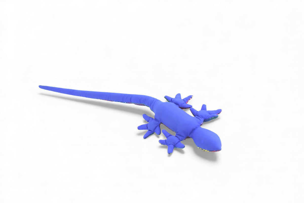 Lizard, Reptiles, Purple, Hand Made In Thailand, Sand Creatures, Paper Weight, Bean Bag, Cornhole, Game, Toy, Kids, Educational, Gift,  16  Inches.     TH69 BB301