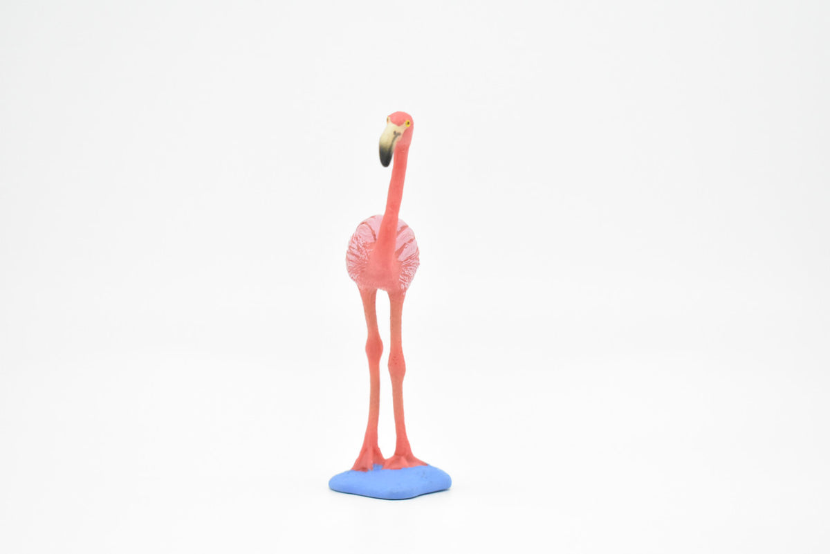 Flamingo, Museum Quality Toy Plastic Model, Hand Painted    3 1/2"    F1067 BB45