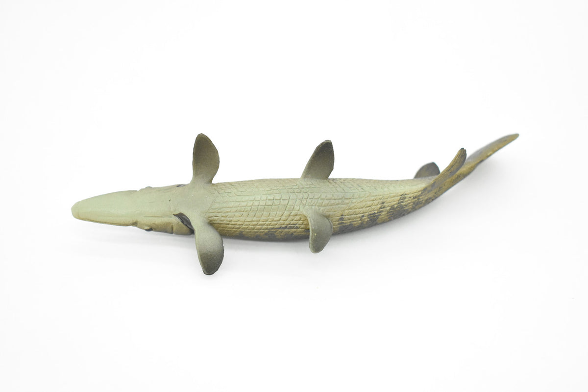 Alligator Gar, Fish, Atractosteus spatula, Toy, Very Realistic Rubber Figure, Model, Educational, Animal, Hand Painted Figurines,   6"   CH028 BB73