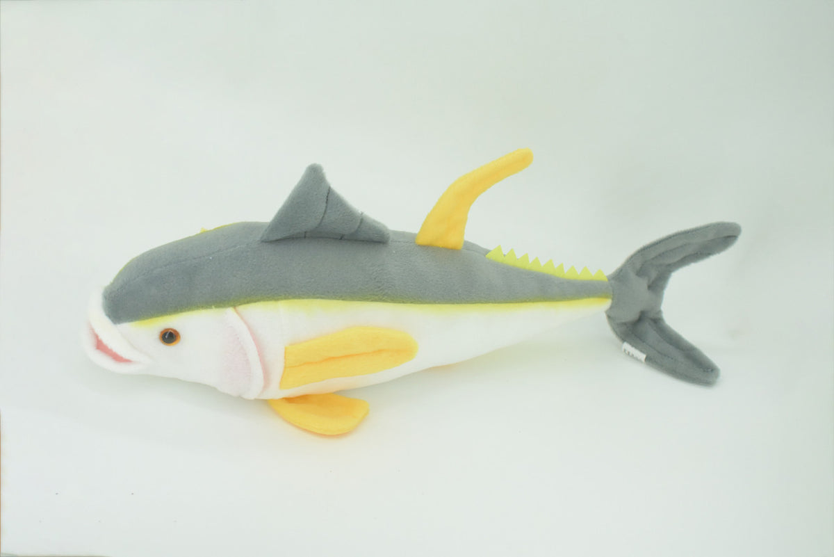 Yellowfin Tuna, Fish, Very Nice Plush Fish, Stuffed Animal, Educational, Toy, Kids, Realistic Figure, Gift,     17"     F2414 BB55