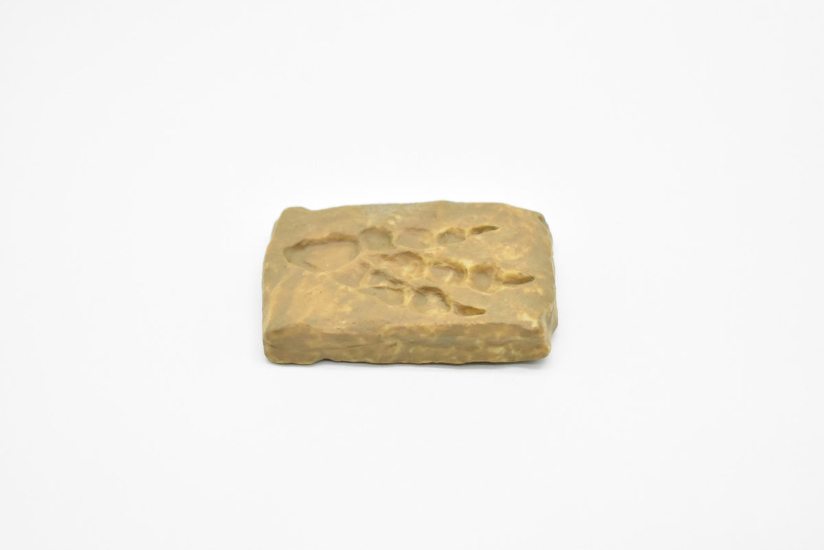 Dinosaur, Track Footprint, Red, Very Nice Plastic Replica    2"   F4099R B96