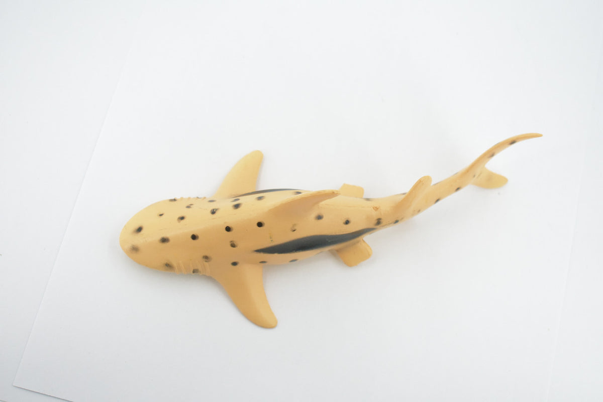 Shark, Zebra Shark, High Quality, Hand Painted, Rubber Fish, Realistic, Figure, Model, Replica, Toy, Kids, Educational, Gift,    7 Inches  CWG309 B382