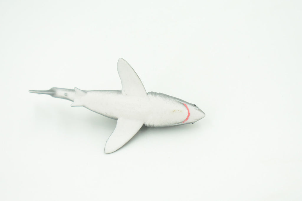 Bull Shark, River Shark, Very Nice Rubber Fish, Educational, Realistic Figure, Lifelike Model, Figurine, Replica, Gift,     3 1/2"  SF03 B51