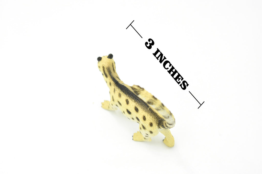 Genet Cat, Spotted Very Nice Plastic Replica   3"  -  F327 B110