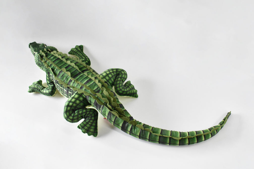 Alligator, Realistic Cute Stuffed Animal Plush Toy Kids Educational Gift     36" x  10" x 10"      C07 BB101