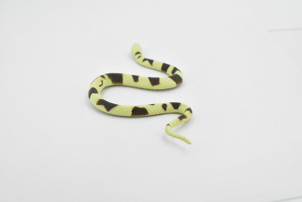 Eastern Copperhead Snake, Rubber Reptile, Educational, Realistic Hand Painted, Figure, Lifelike Model, Figurine, Replica,   5 Inches Long.