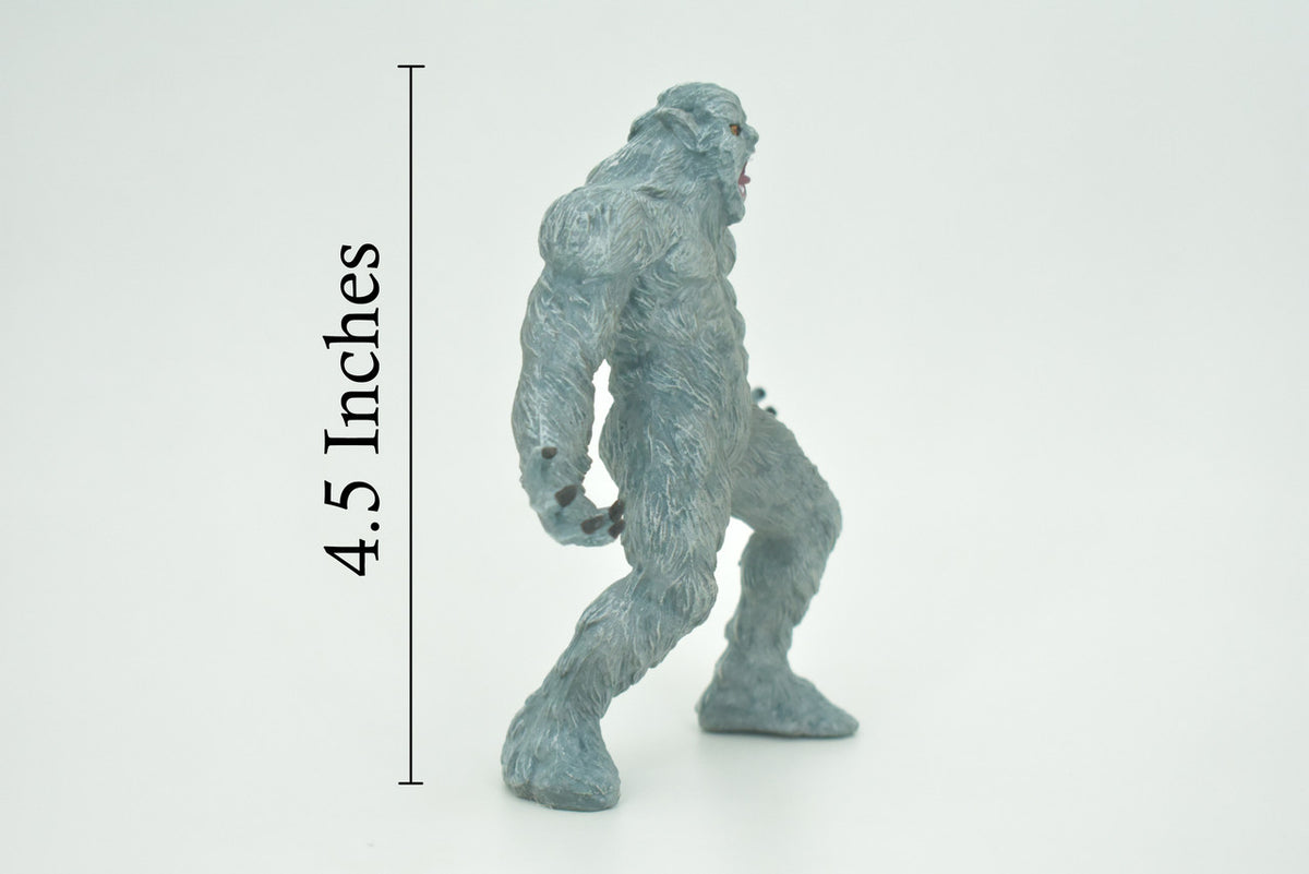 Abominable Snowman, Yeti, Himalayan Mountain Ape, High Quality, Hand Painted, Rubber, Realistic, Figure, Model, Replica, Toy, Kids, Educational, Gift,  4 1/2"  CH728 BB177