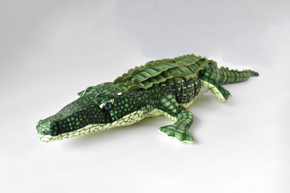 Alligator, Realistic Cute Stuffed Animal Plush Toy Kids Educational Gift     36" x  10" x 10"      C07 BB101