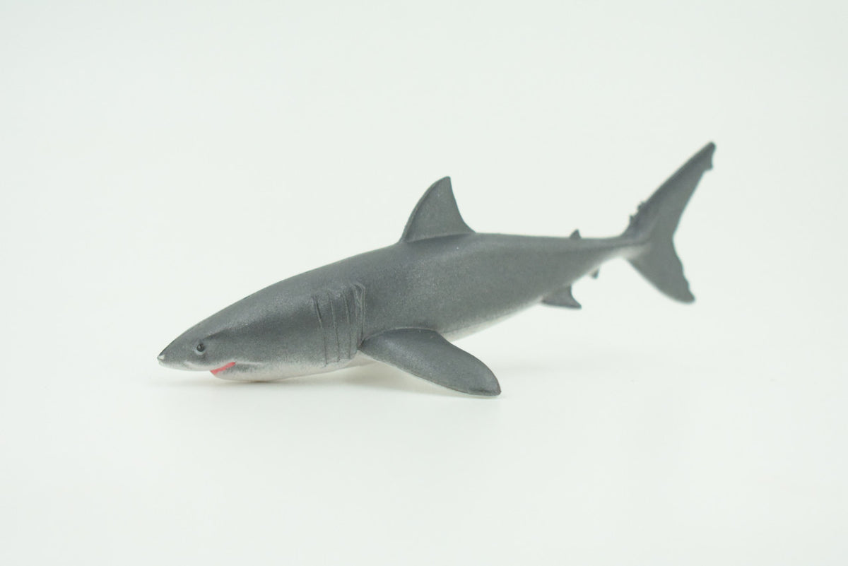 Bull Shark, River Shark, Very Nice Rubber Fish, Educational, Realistic Figure, Lifelike Model, Figurine, Replica, Gift,     3 1/2"  SF03 B51