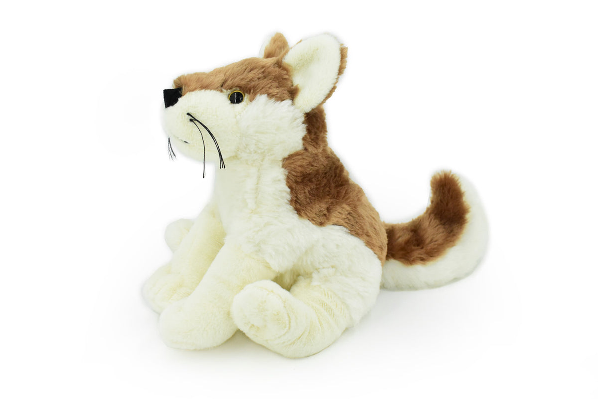 Wolf, Red, Stuffed Animal, Educational, Plush Realistic Figure, Lifelike Model, Replica, Gift,     14"    F3250 B392
