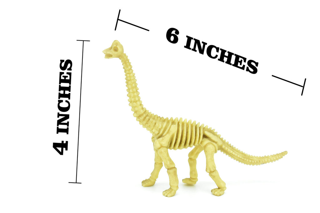 Brontosaurus Dinosaur, Skeleton, Very Nice Plastic Replica    6" -   F3286 B61