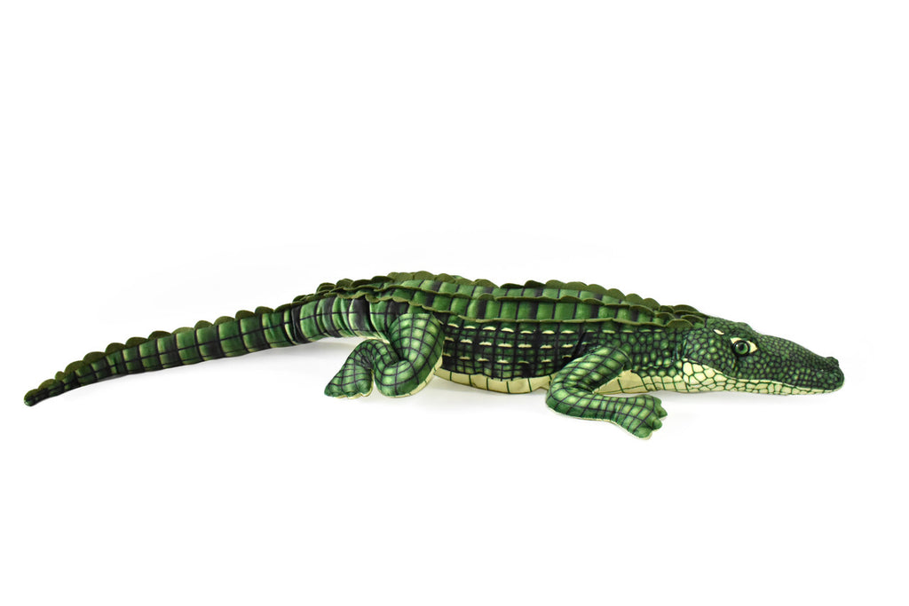 Alligator, Realistic Cute Stuffed Animal Plush Toy Kids Educational Gift     36" x  10" x 10"      C07 BB101