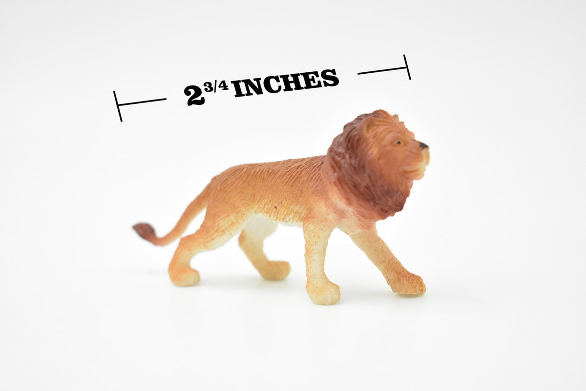 Lion, ~ Plastic Replica 2 3/4"  ~  F763-B213