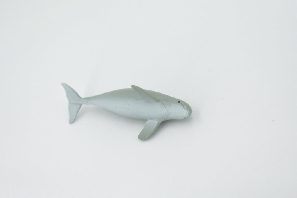 Whale, Pilot Whale, Hand Painted, Rubber Cetaceans, High Quality Rubber, Realistic, Toy, Figure, Kids, Model, Replica, Educational, Gift,     3"       CH503 BB156