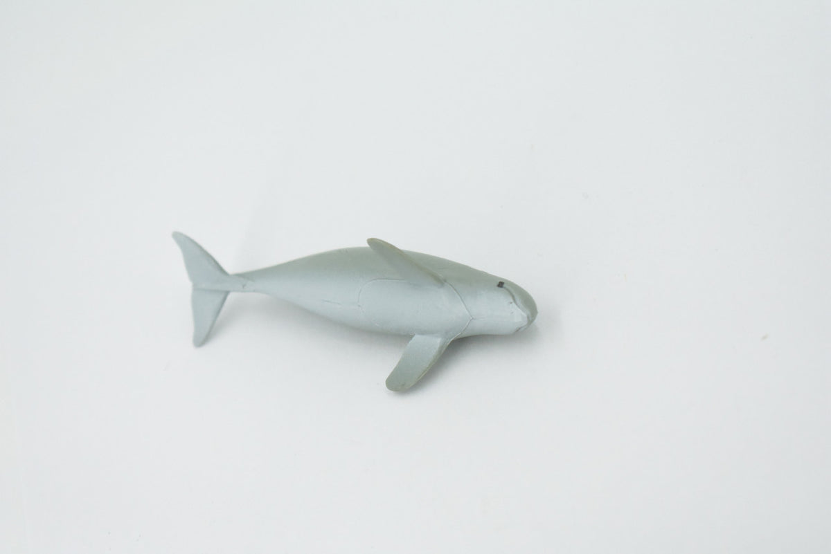 Whale, Pilot Whale, Hand Painted, Rubber Cetaceans, High Quality Rubber, Realistic, Toy, Figure, Kids, Model, Replica, Educational, Gift,     3"       CH503 BB156