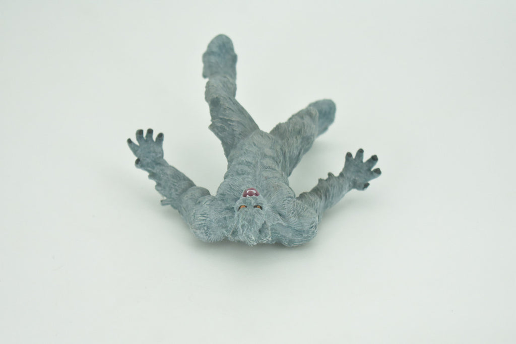 Abominable Snowman, Yeti, Himalayan Mountain Ape, High Quality, Hand Painted, Rubber, Realistic, Figure, Model, Replica, Toy, Kids, Educational, Gift,  4 1/2"  CH728 BB177