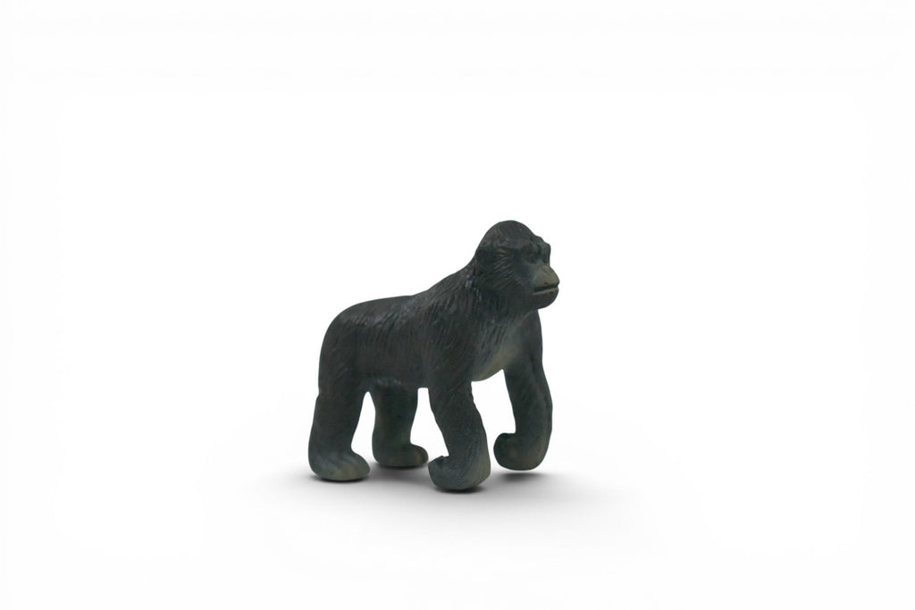 Gorilla, Great Apes of Africa, Very Nice Plastic Replica, Hand Painted, Realistic, Educational, Diorama Model, Replica, Toy, Gift, 2 Inches. F7043 B85