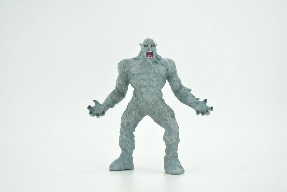 Abominable Snowman, Yeti, Himalayan Mountain Ape, High Quality, Hand Painted, Rubber, Realistic, Figure, Model, Replica, Toy, Kids, Educational, Gift,  4 1/2"  CH728 BB177