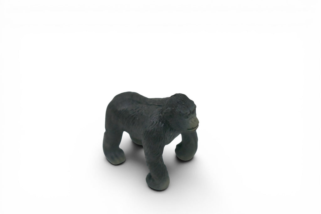 Gorilla, Great Apes of Africa, Very Nice Plastic Replica, Hand Painted, Realistic, Educational, Diorama Model, Replica, Toy, Gift, 2 Inches. F7043 B85 