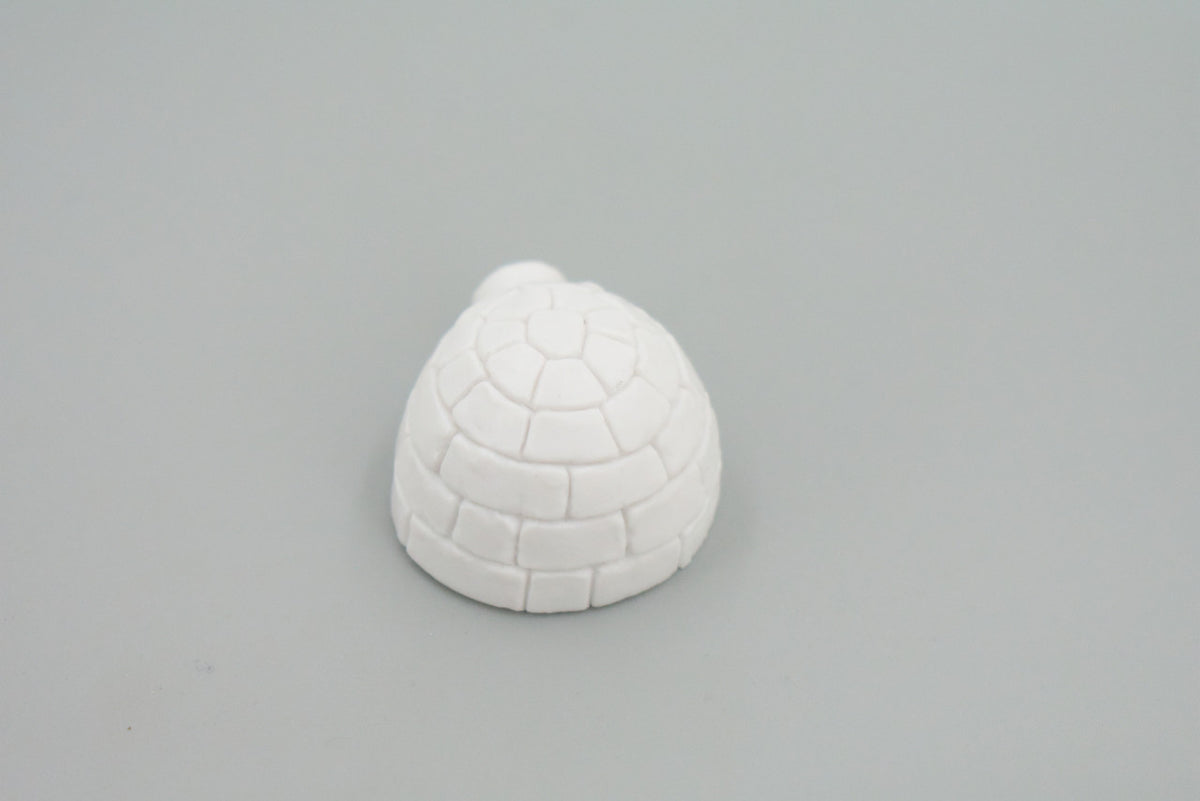 Igloo, Ice house, High Quality, Plastic, Hand Painted, Realistic, Figure, Model, Replica, Toy, Kids, Educational, Gift,      1 3/4"   F3494 B67
