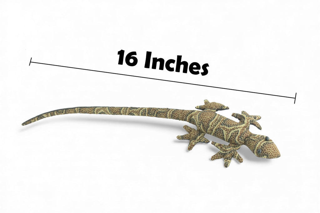 Lizard, Reptiles, Brown, Hand Made, Thailand Sand Creatures, Toy, Paper Weight, Bean Bag, Cornhole 16" TH3 BB67 