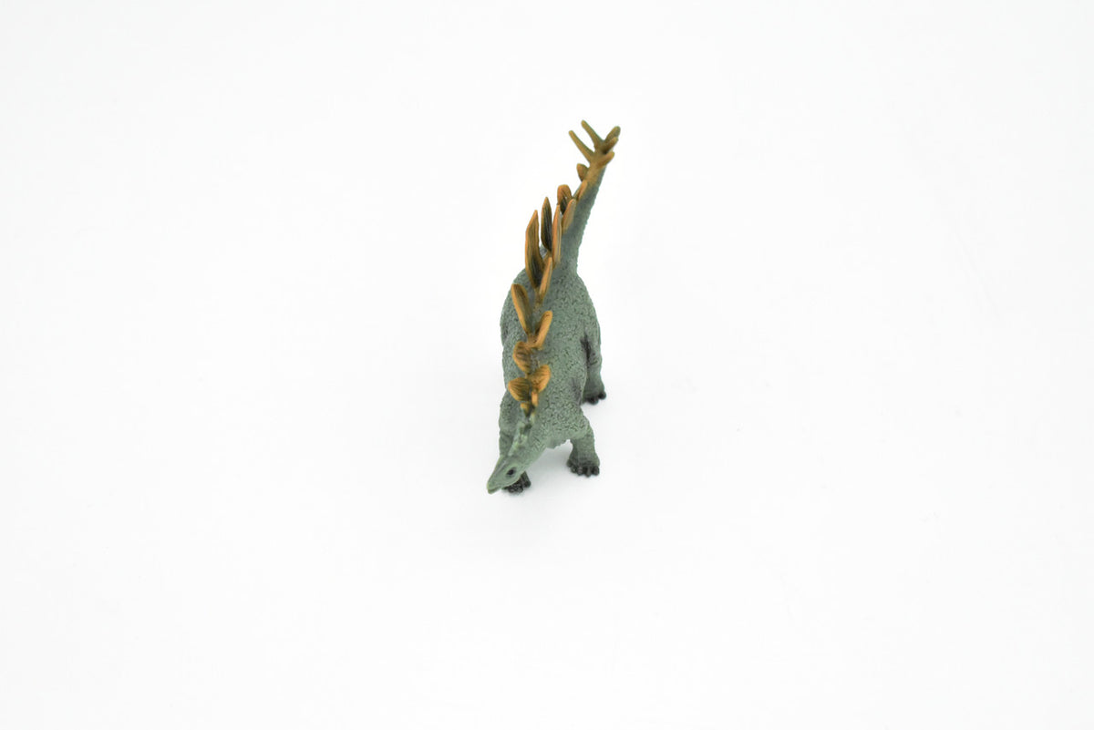 Stegosaurus Dinosaur,  Museum Quality, Animal, Educational, Realistic Hand Painted, Figure, Lifelike Model, Vintage Replica, Toy, Gift,    3 Inches.   F8114 B117
