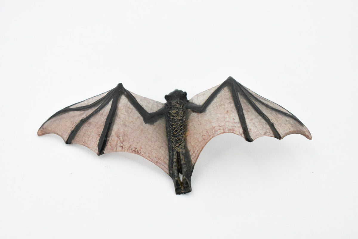 Bat, Chiroptera, Very Nice Rubber winged mammal, Hand Painted, Realistic Design, Educational, Diorama Model, Replica, Toy, Kids, Gift,     4 Inches.      CH429 BB109