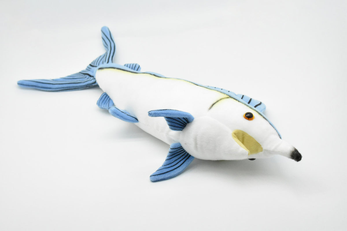 Blue Marlin Plush Toy, Realistic Stuffed Animal, BillFish, Soft Plush Fish, Stuffed Fish, Educational, Toy, Kids, Gift,      17"     F4604 BB55