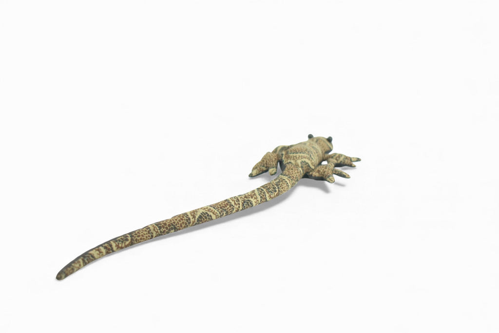 Lizard, Reptiles, Brown,  Hand Made, Thailand Sand Creatures, Toy, Paper Weight, Bean Bag, Cornhole     16"    TH3 BB67