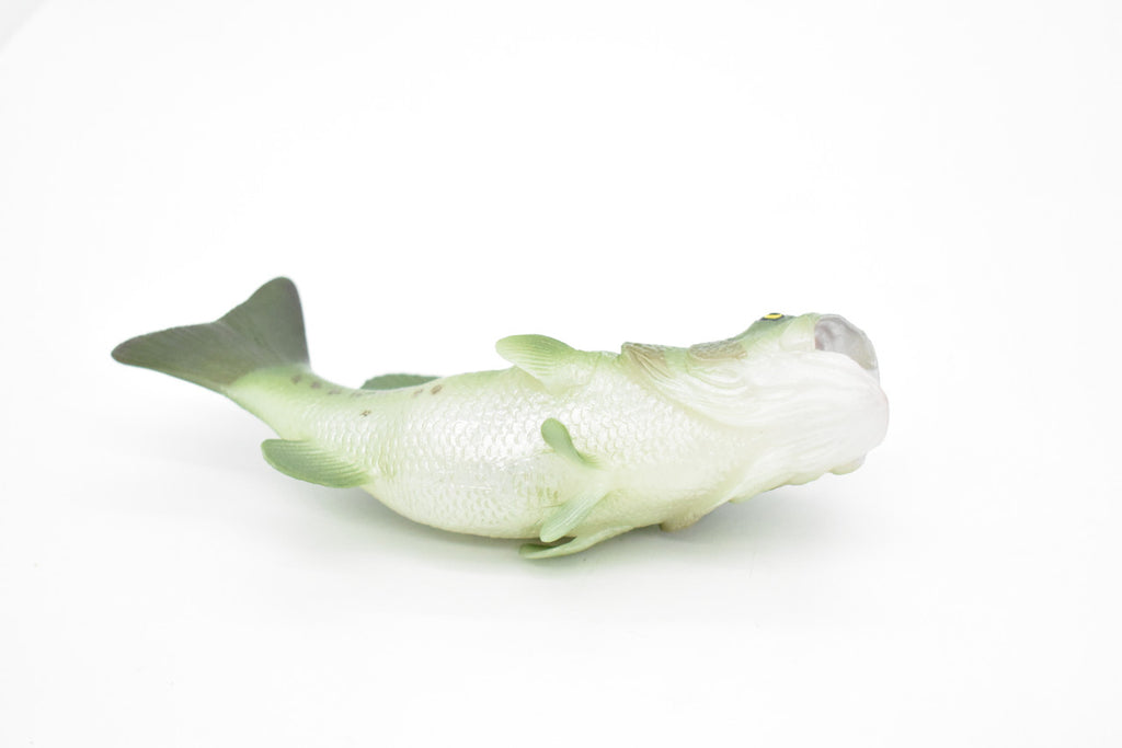 Bass, Largemouth, Fish, Toy,  Very Realistic Rubber Figure, Model, Educational, Animal, Hand Painted Figurines,     6"     CH027 BB73