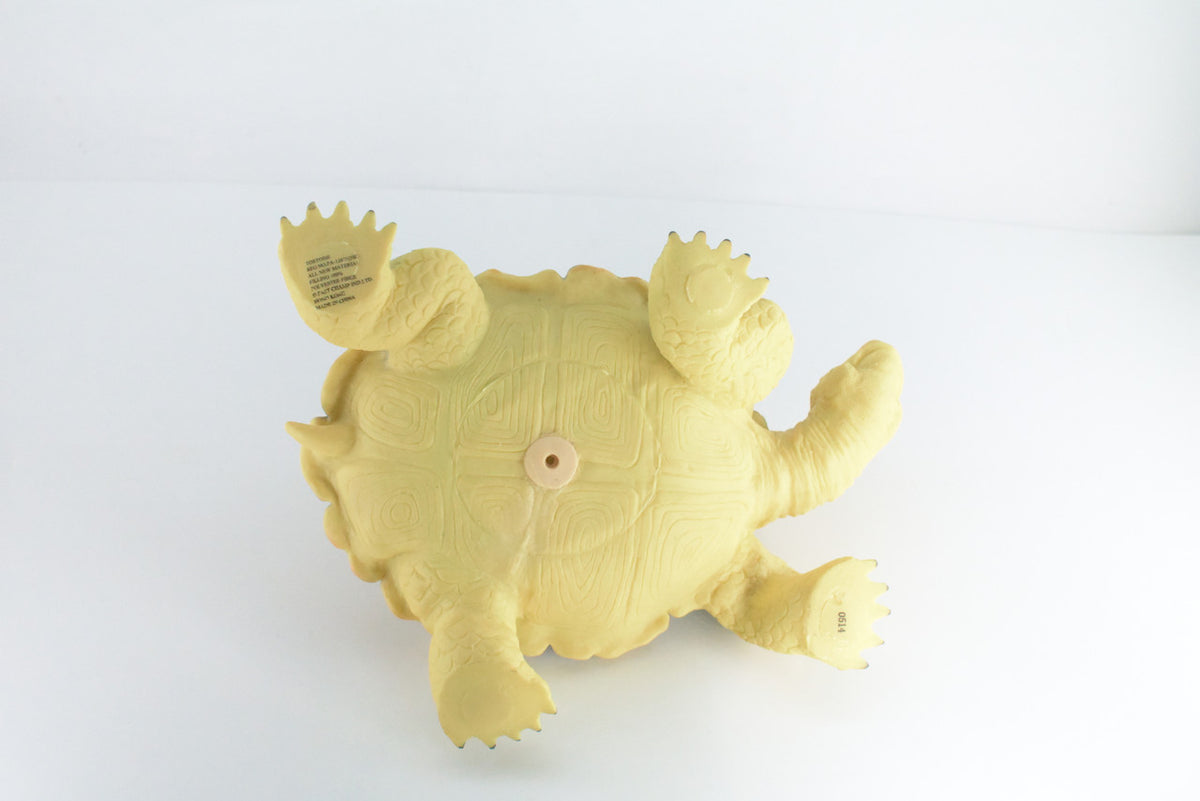 Tortoise, Land turtles, High Quality, Soft Rubber Desert Reptile, Hand Painted, Educational, Realistic, Diorama Figure, Model, Replica, Gift,   12 Inches   IM09 B655