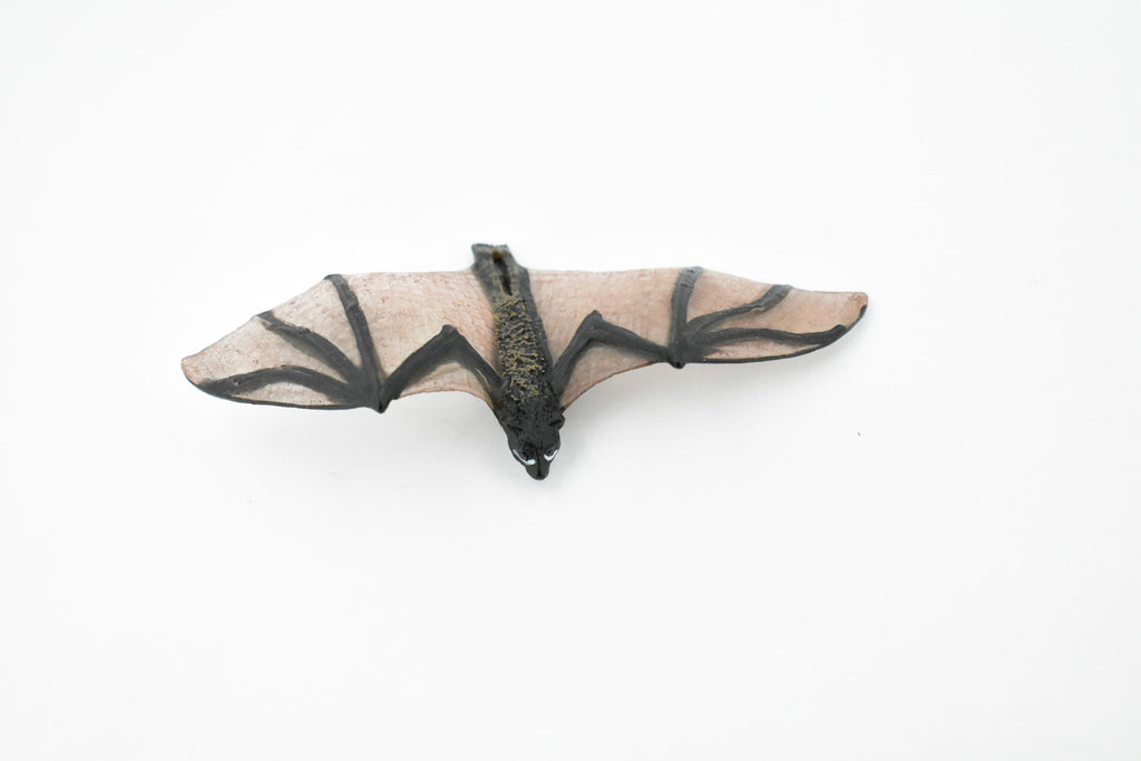 Bat, Chiroptera, Very Nice Rubber winged mammal, Hand Painted, Realistic Design, Educational, Diorama Model, Replica, Toy, Kids, Gift,     4 Inches.      CH429 BB109