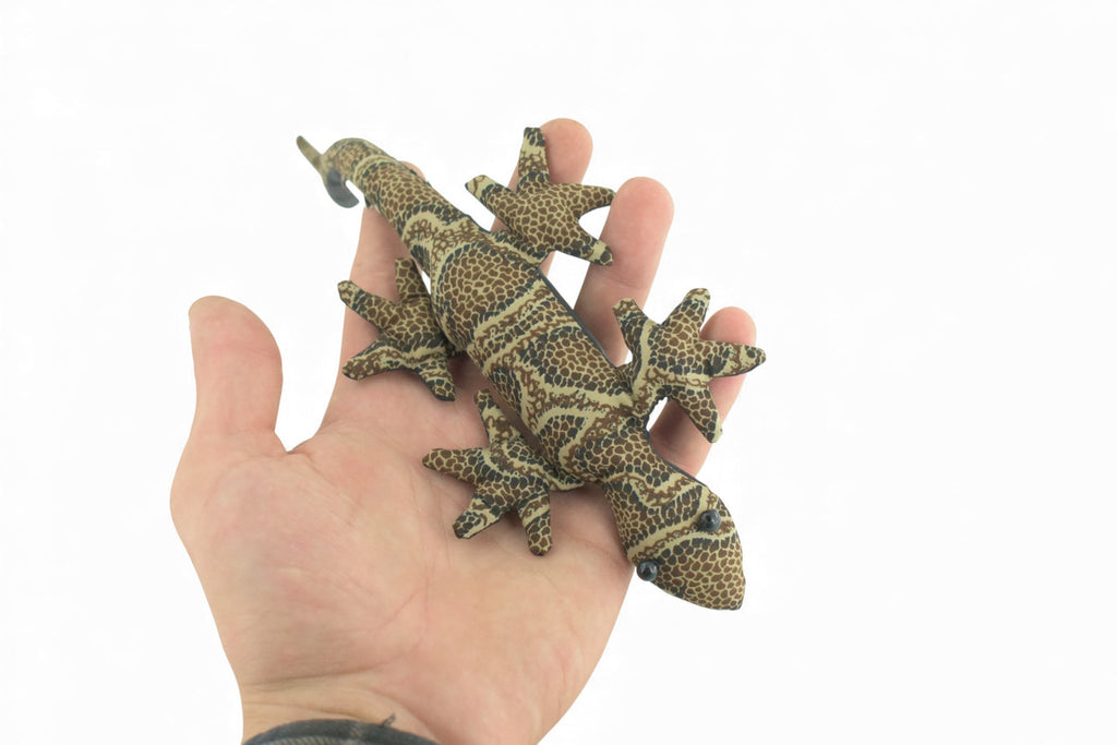 Lizard, Reptiles, Brown,  Hand Made, Thailand Sand Creatures, Toy, Paper Weight, Bean Bag, Cornhole     16"    TH3 BB67