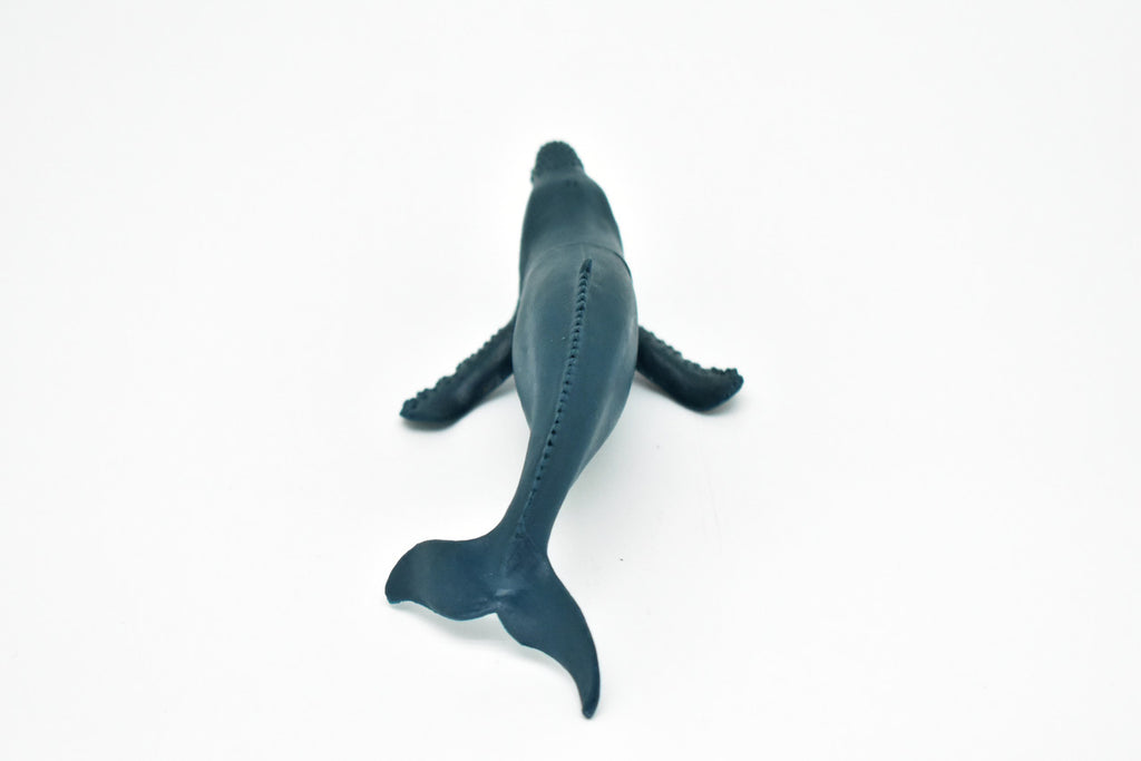 Humpback Whale, Hand Painted, Realistic, Soft Rubber, Saltwater, Educational,  Figure, Lifelike, Diorama Model, Figurine, Replica, Toy, Gift,  6 Inches   CWG91 B239