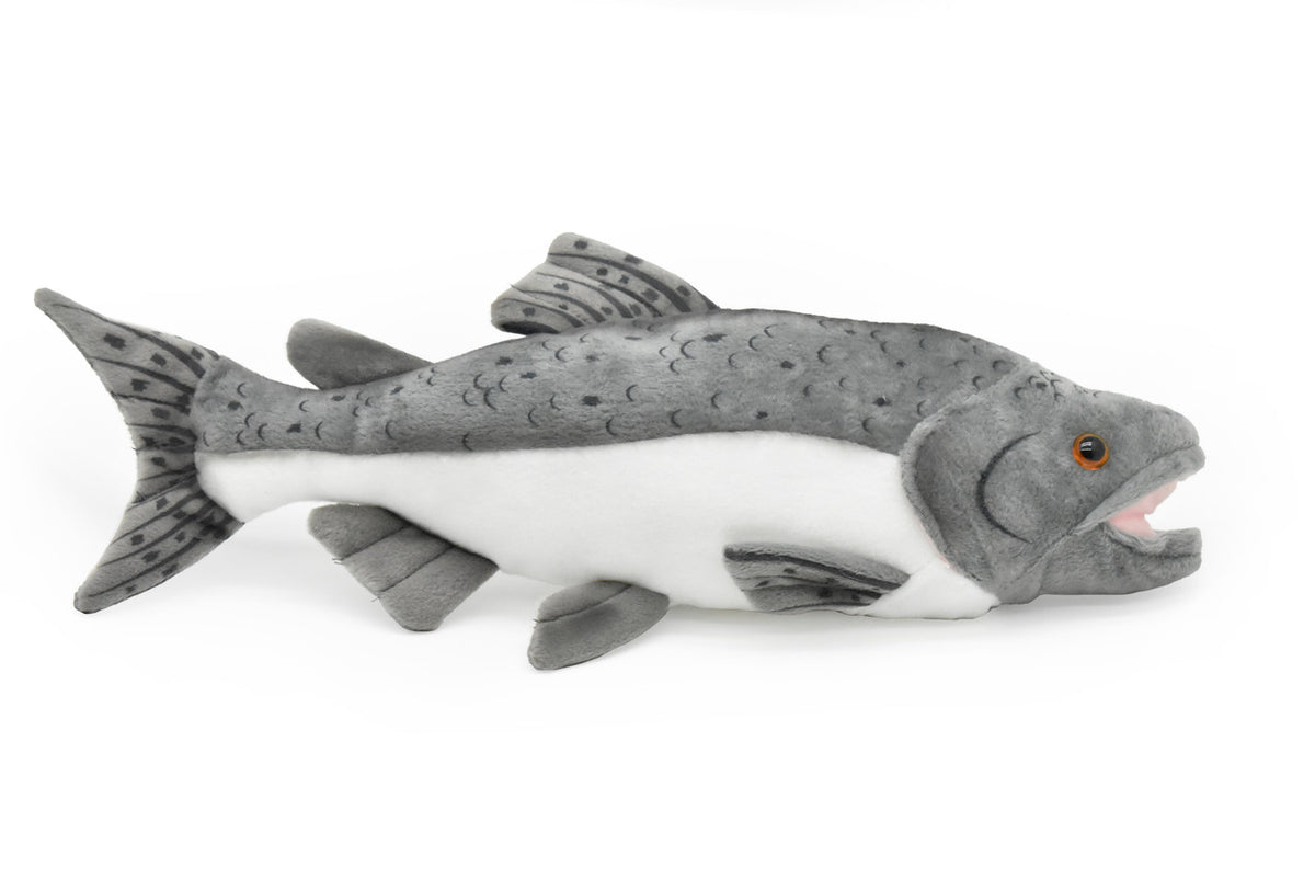 Chinook Salmon, King, Tyee, Fish, Very Nice Plush Fish, Stuffed Animal, Educational, Toy, Kids, Realistic Figure, Gift,           17"