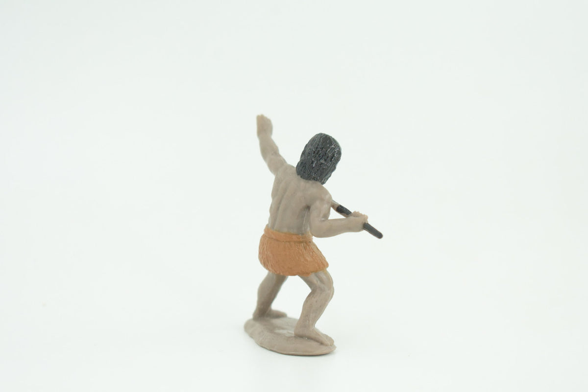 Cavewoman and Child, Prehistoric, Educational, Realistic, Hand Painted, Diorama Figure, Lifelike Rubber Model, Gift,   2 inches tall.   SF83 B224