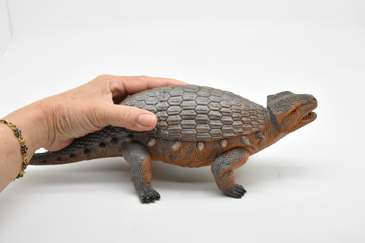 Ankylosaurus, Dinosaur, Cretaceous period, Museum Quality, Realistic, Educational, Hand Painted, Lifelike Design, Diorama Model, Replica, Toy,   12 Inches 