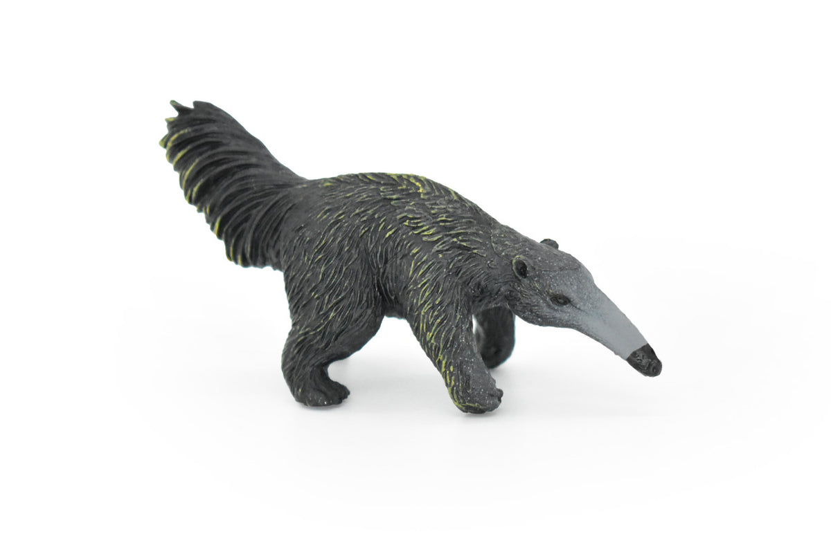 Anteater, Baby, Vermilingua, Very Nice Design, Hand Painted, Educational, Rubber Animal, Realistic Toy Figure, Diorama Model, Kids,  3 Inches.