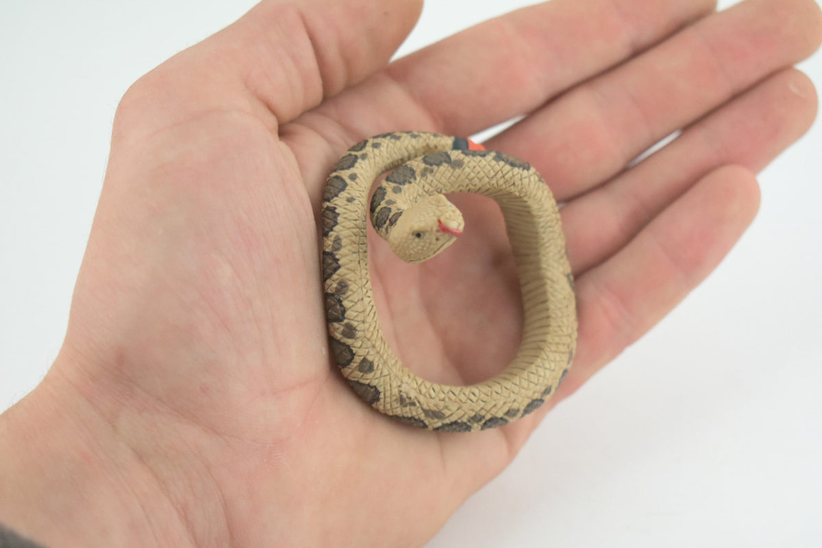RattleSnake Bracelet, Snake Wrist Band, Plastic, Reptile, Educational, Realistic, Beautiful Design, Figure, Lifelike, Replica, Gift, 3" RI68 B663