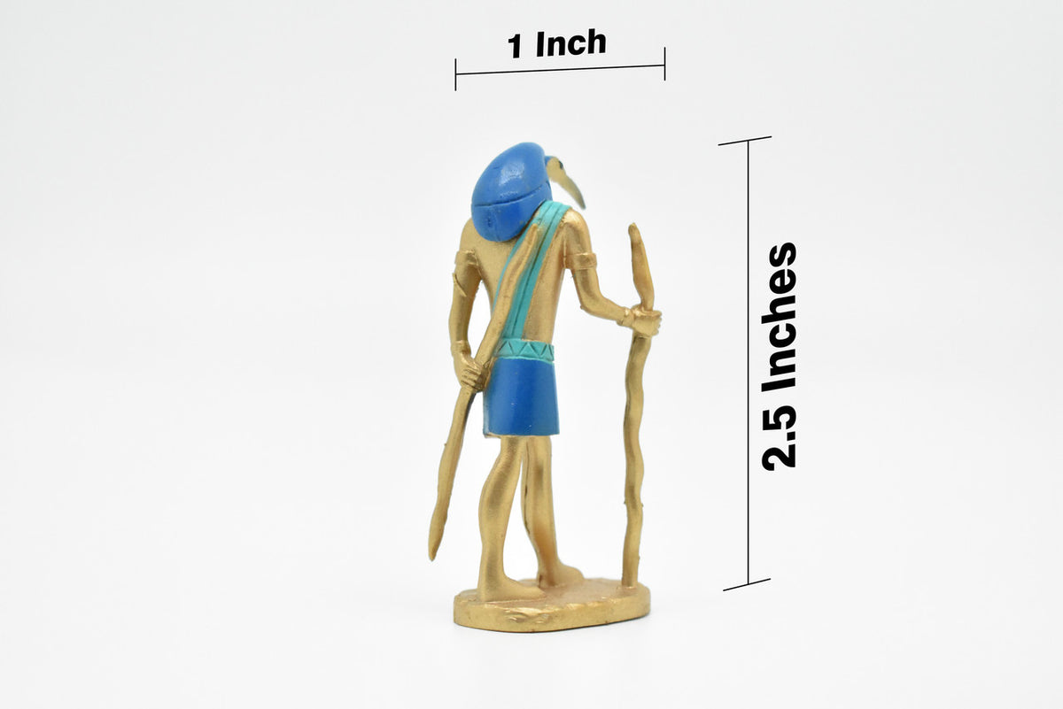 Thoth, Ancient Egyptian Moon God, Hand Painted  Reproduction   2 1/2 inches tall    F3107 B211