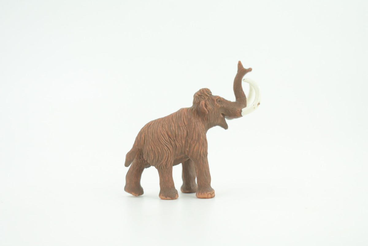 Woolly Mammoth, Ice Age Mammal, Educational, Realistic, Hand Painted, Figure, Lifelike Model, Figurine, Replica, Gift,   2 1/2"    F3132 B224