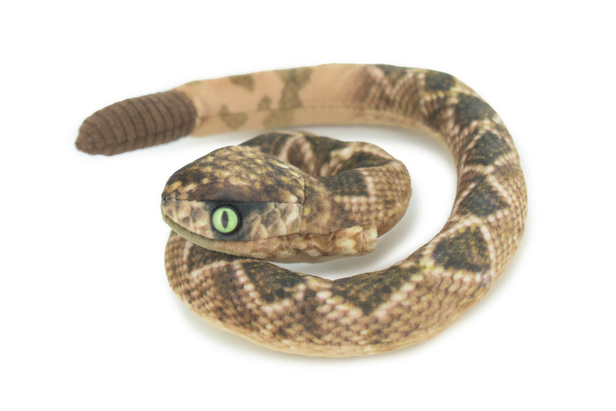 Rattlesnake Finger Puppet, Very Nice Plush Snake, Stuffed Animal, Educational, Realistic, Lifelike Model, Gift,    5"   FM08 B235