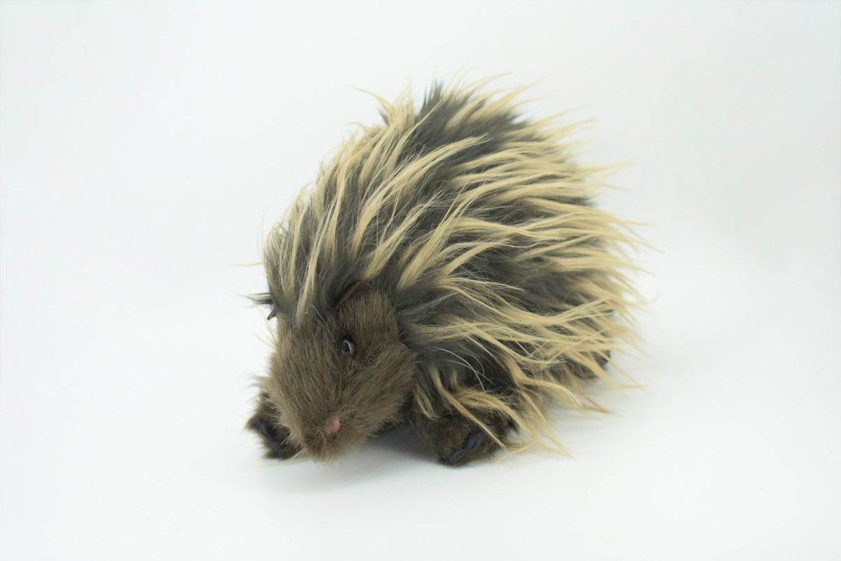 Porcupine Hand Puppet, Very Nice Plush, Stuffed Animal, Educational, Realistic, Lifelike Model, Replica, Gift,      12"     F876 B61