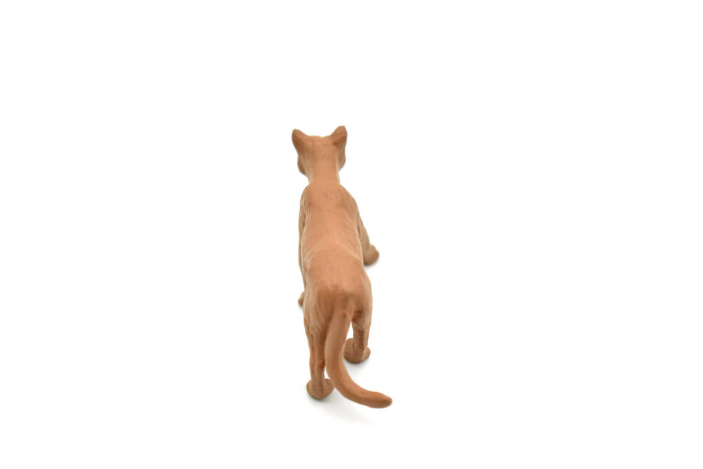 Mountain Lion, Puma, Cougar, Nice Rubber Animal, Educational, Realistic Cat, Hand Painted, Figure, Lifelike Model, Replica, Gift,   2 1/2 Inches   F1513 B103