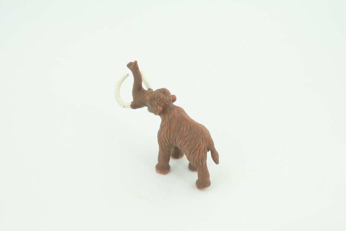 Woolly Mammoth, Ice Age Mammal, Educational, Realistic, Hand Painted, Figure, Lifelike Model, Figurine, Replica, Gift,   2 1/2"    F3132 B224