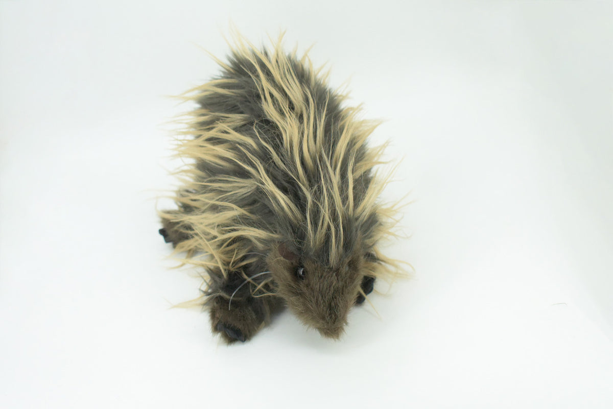Porcupine Hand Puppet, Very Nice Plush, Stuffed Animal, Educational, Realistic, Lifelike Model, Replica, Gift,      12"     F876 B61